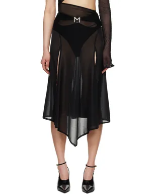 Mugler M カットアウト ミディアムスカート - サムネイル1