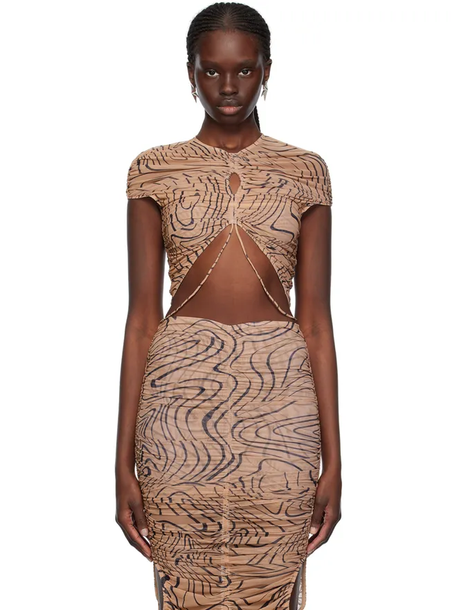 Mugler Mugler プリント トップスの商品画像