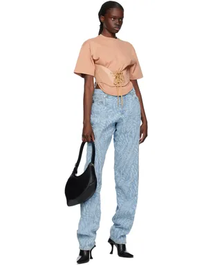 Mugler レースアップ Tシャツ - サムネイル4