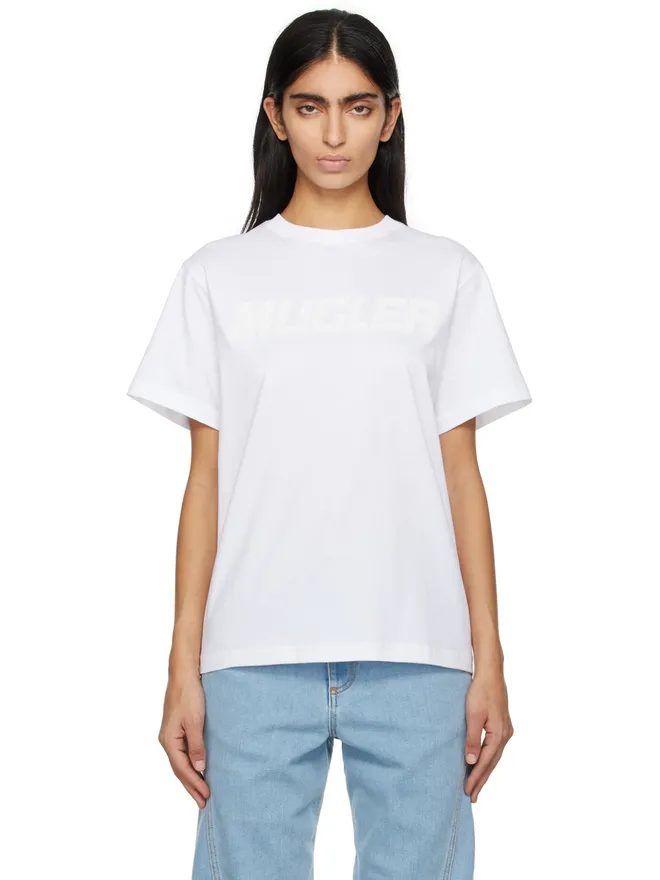 Mugler Mugler ボンディングロゴ Tシャツの商品画像