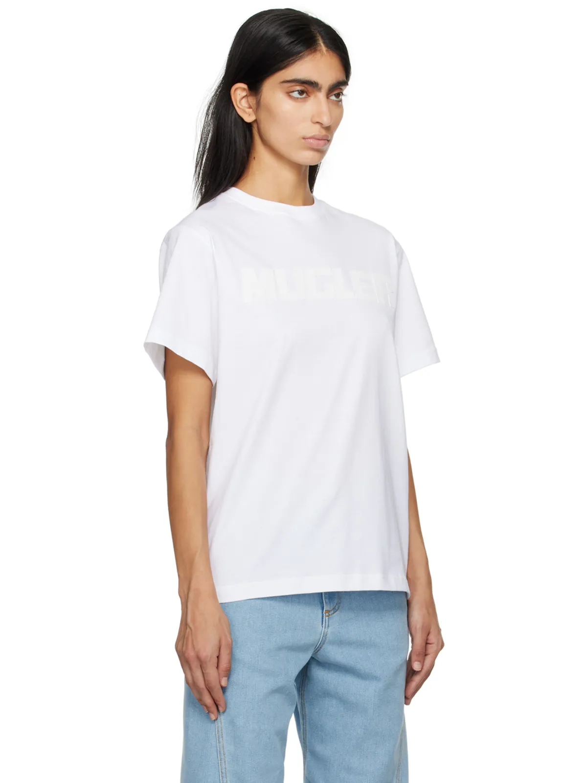 Mugler ボンディングロゴ Tシャツ - 画像2