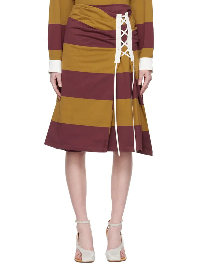 Dries Van Noten Dries Van Noten レースアップ スカートの商品画像