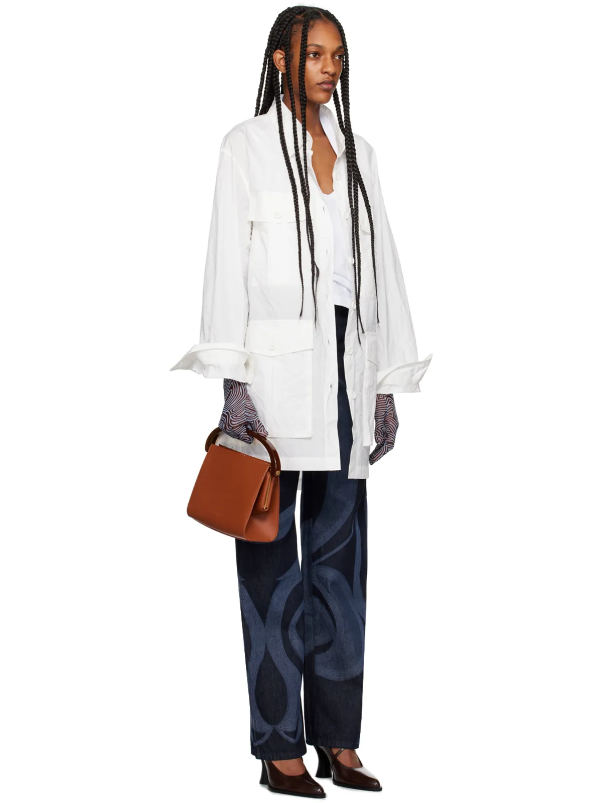 Dries Van Noten オーバーサイズ ミディアムワンピース - 画像2