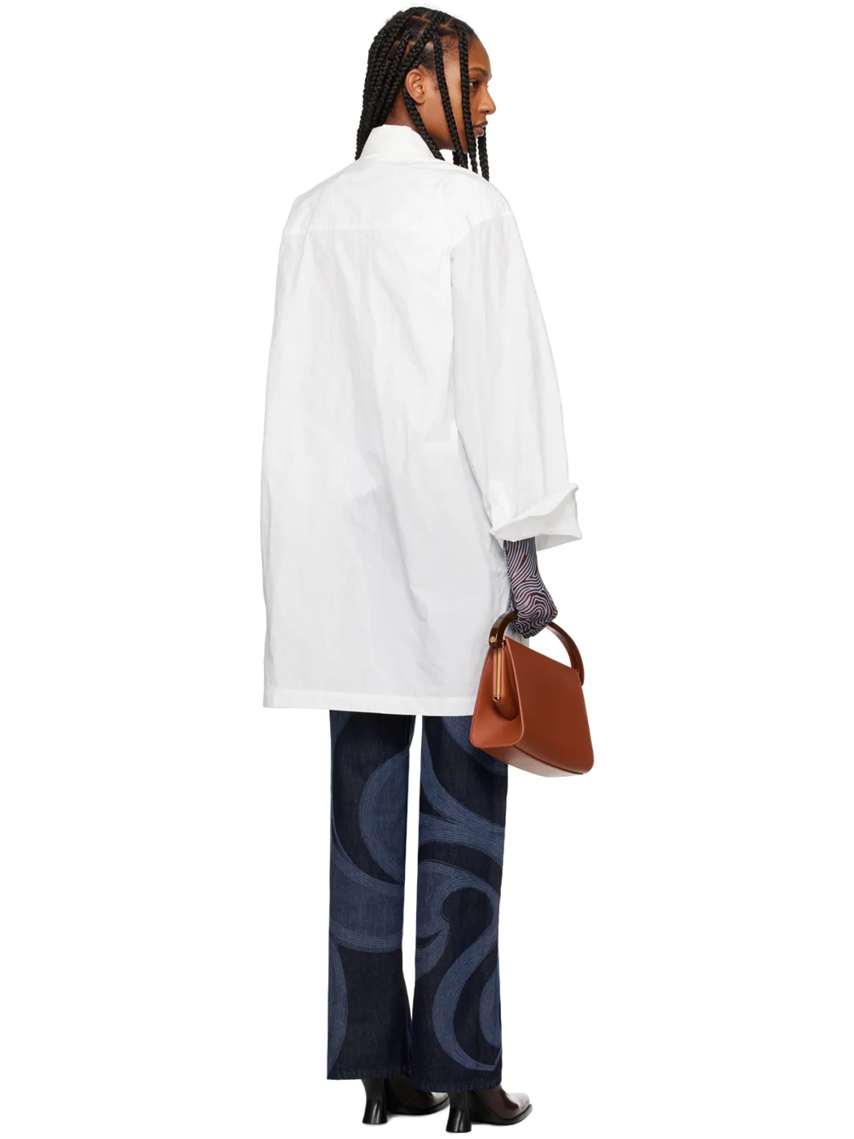 Dries Van Noten オーバーサイズ ミディアムワンピース - 画像3