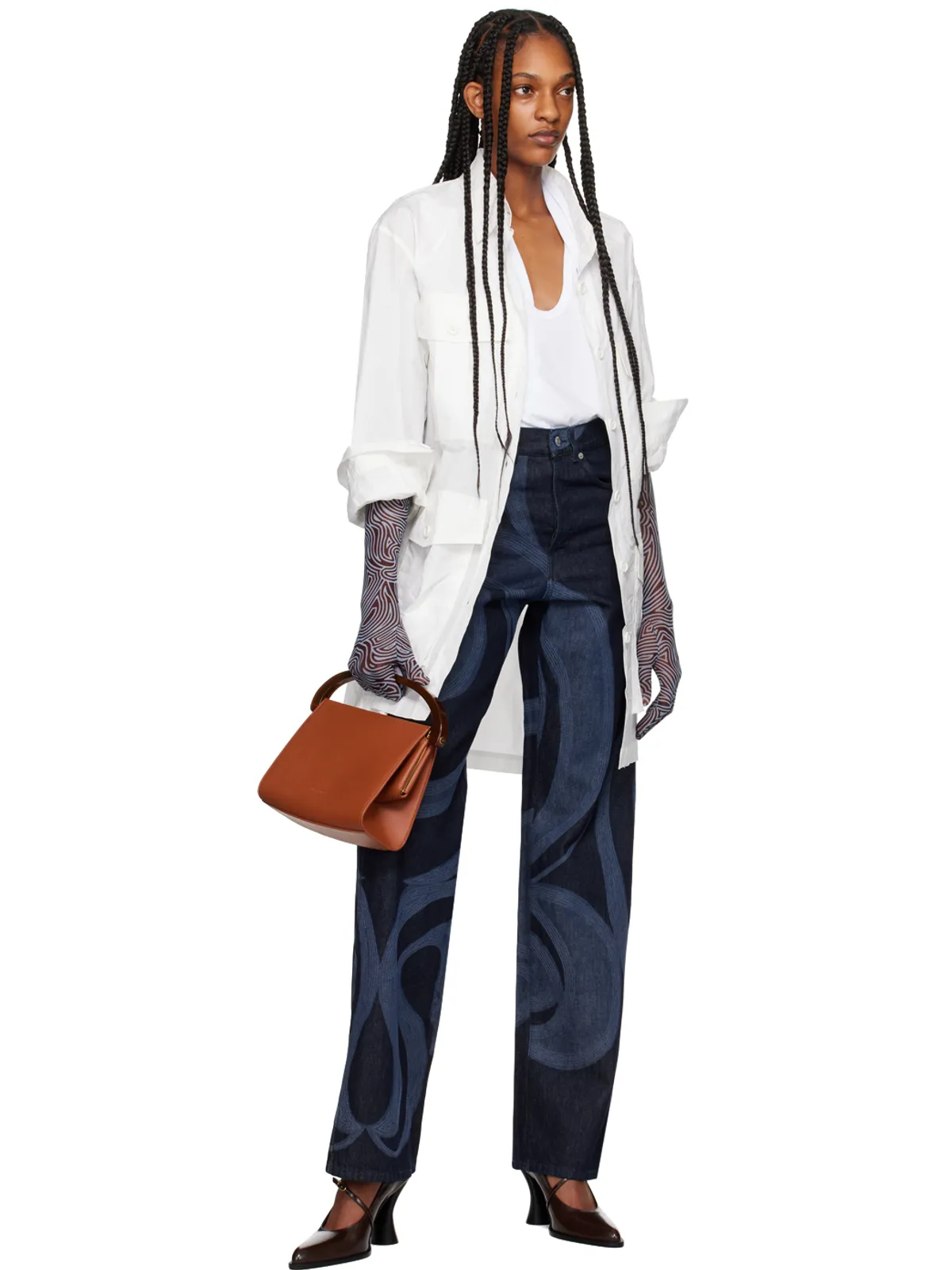 Dries Van Noten オーバーサイズ ミディアムワンピース - 画像4