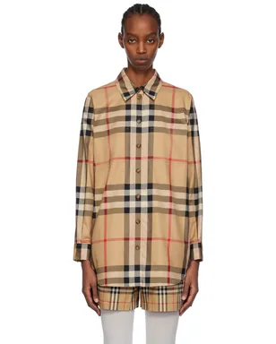 Burberry チェック シャツ - サムネイル1