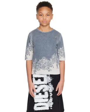 Diesel キッズ｜ ジャカード Tシャツ - サムネイル1