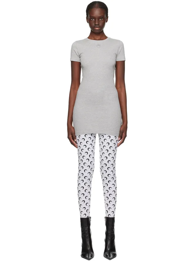 Marine Serre Marine Serre リブ ミニワンピースの商品画像