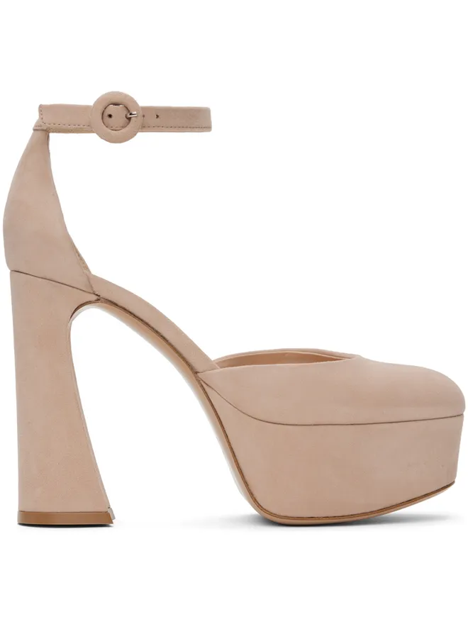 Gianvito Rossi Gianvito Rossi ベージュ Holly D'Orsay ヒールの商品画像