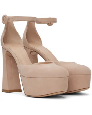 Gianvito Rossi ベージュ Holly D'Orsay ヒール - サムネイル4