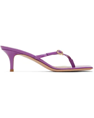 Gianvito Rossi Ribbon Thong 55 ヒールサンダル - サムネイル1