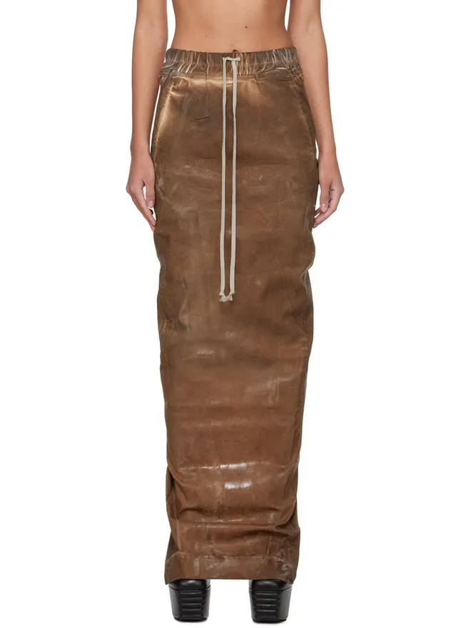 Rick Owens DRKSHDW Rick Owens DRKSHDW Pull On ピラー デニム マキシスカートの商品画像