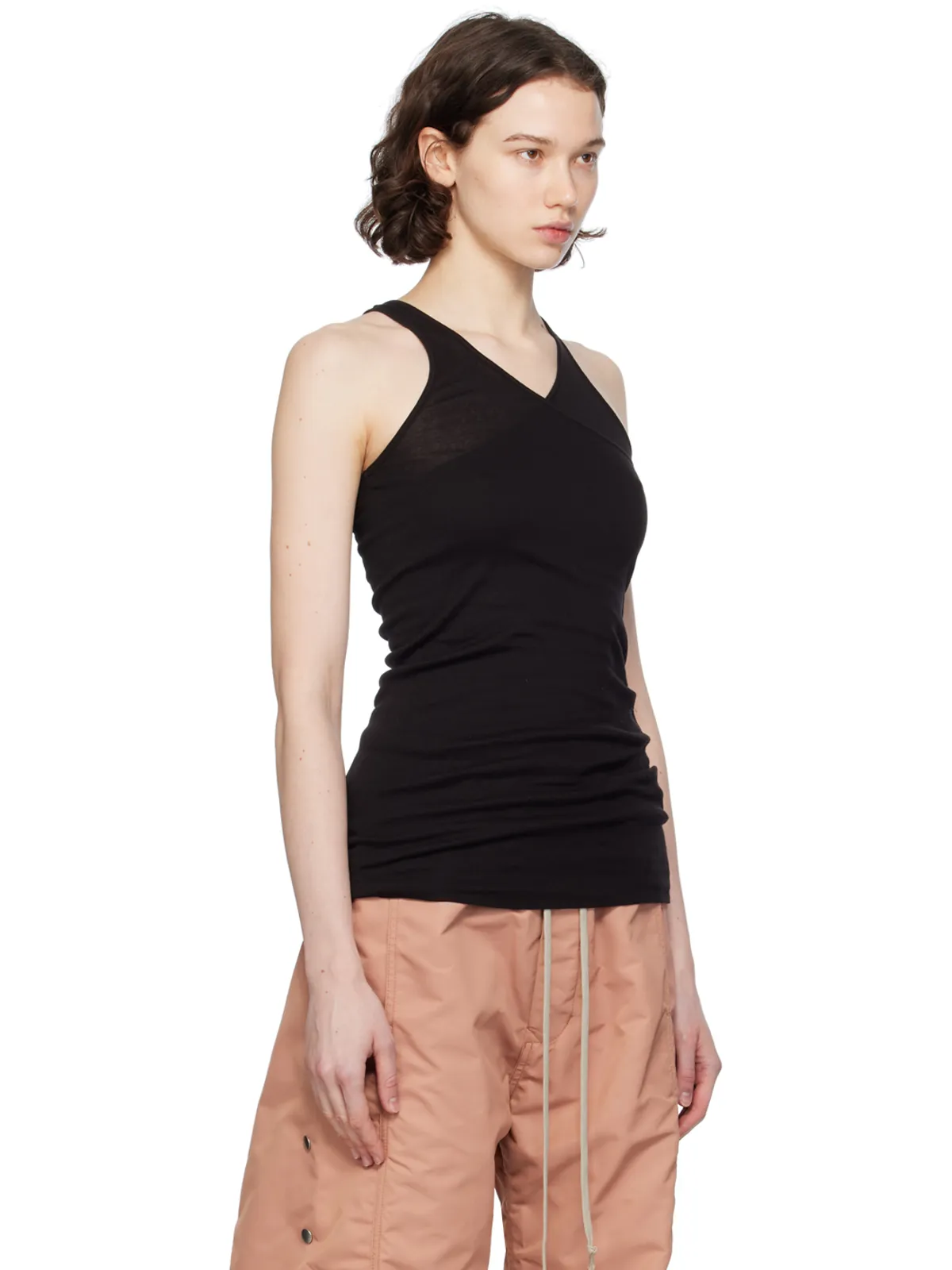 Rick Owens DRKSHDW Double Ziggy Banana タンクトップ - 画像2