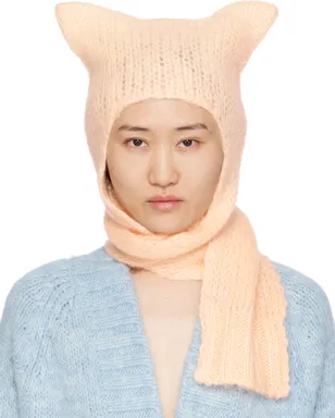 Maison Margiela フェード モヘア マフラー ビーニー - サムネイル1
