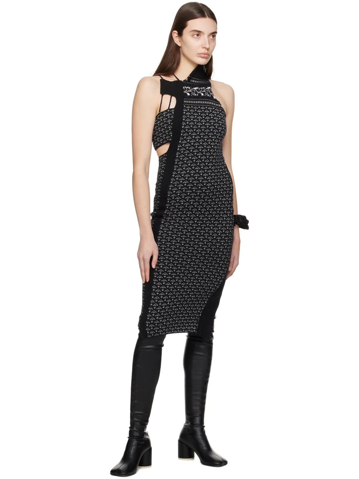 MM6 Maison Margiela アシンメトリ ミディアムドレス - 画像5