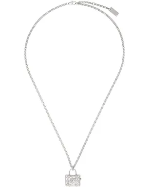 Marc Jacobs シルバー The Pavé Tote Pendant ネックレス - サムネイル1