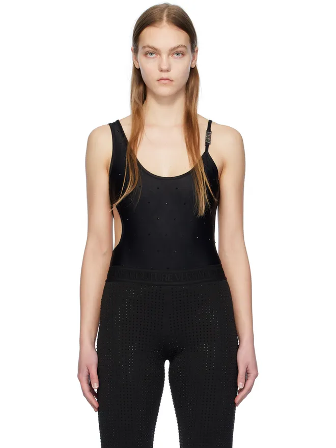 Versace Jeans Couture Versace Jeans Couture ラインストーン ボディスーツの商品画像