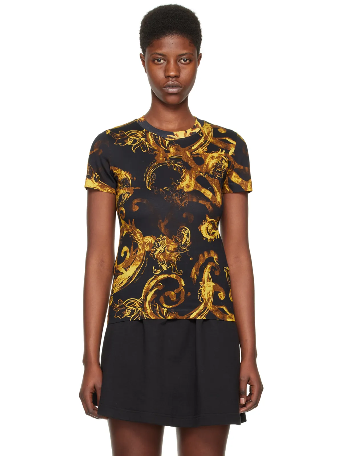 Versace Jeans Couture Watercolor Couture Tシャツ - 画像1