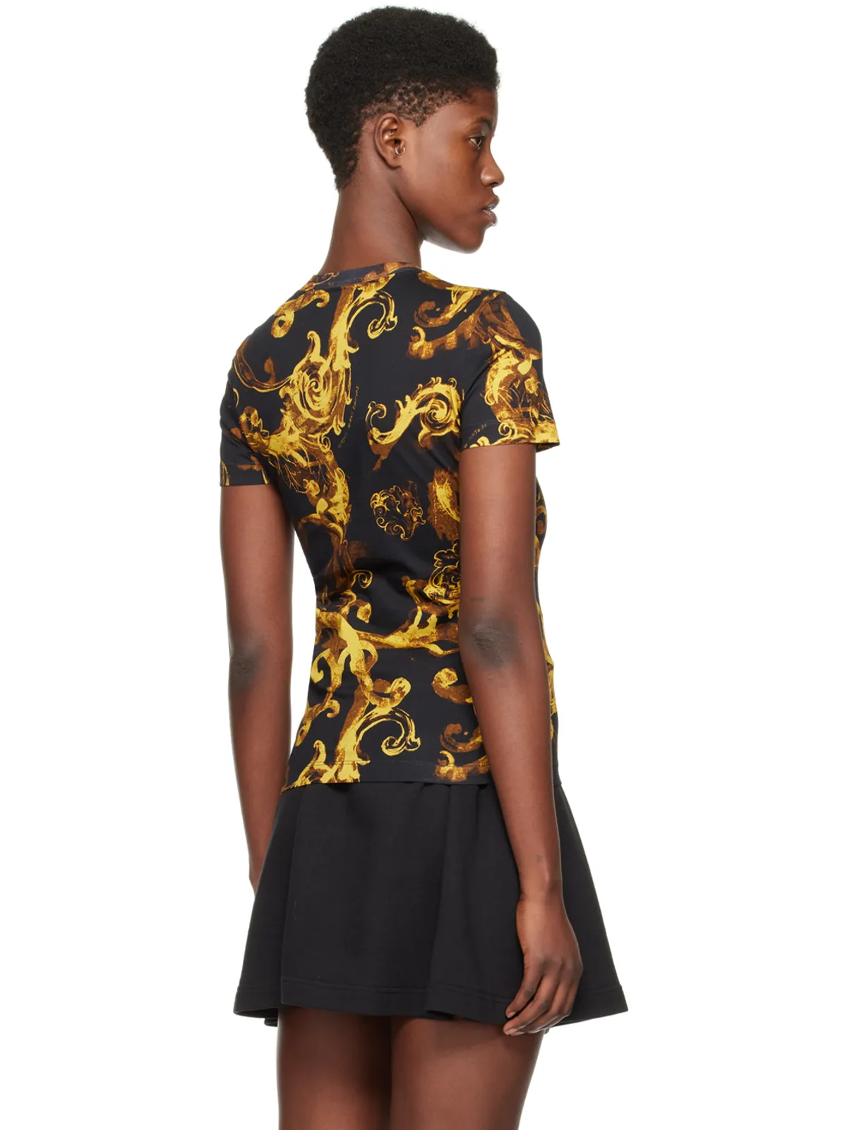 Versace Jeans Couture Watercolor Couture Tシャツ - 画像3