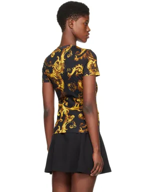Versace Jeans Couture Watercolor Couture Tシャツ - サムネイル3