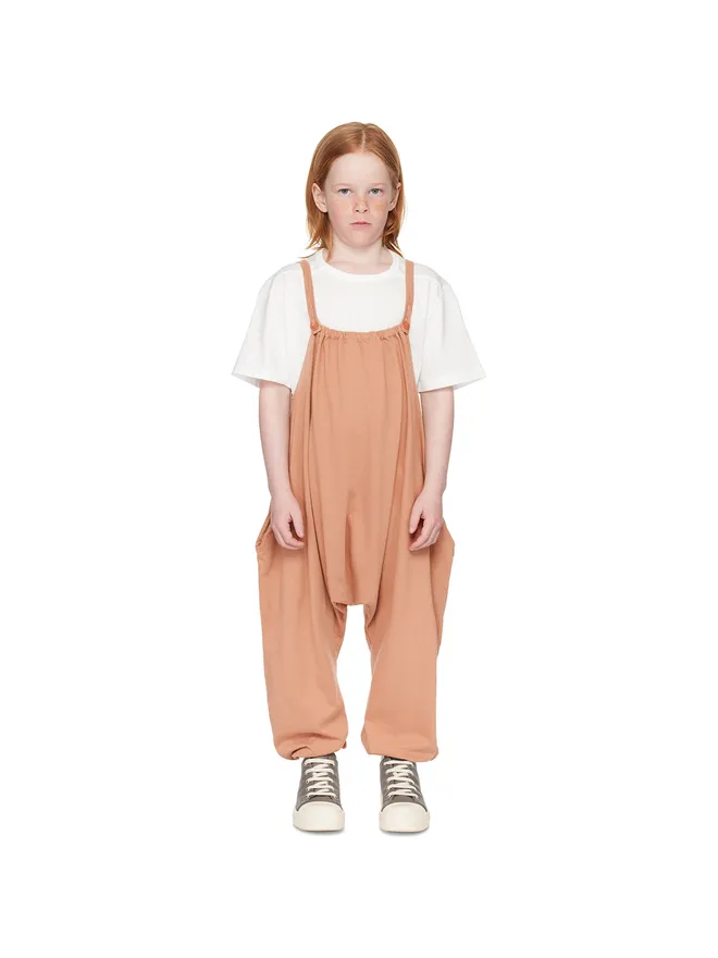 Rick Owens Rick Owens キッズ｜ ギャザー オーバーオールの商品画像