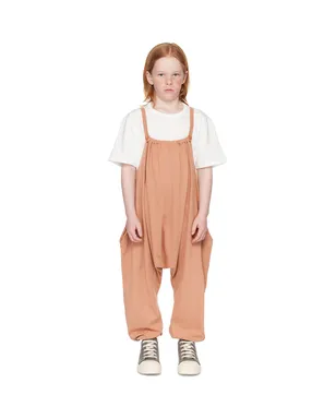 Rick Owens キッズ｜ ギャザー オーバーオール - サムネイル1