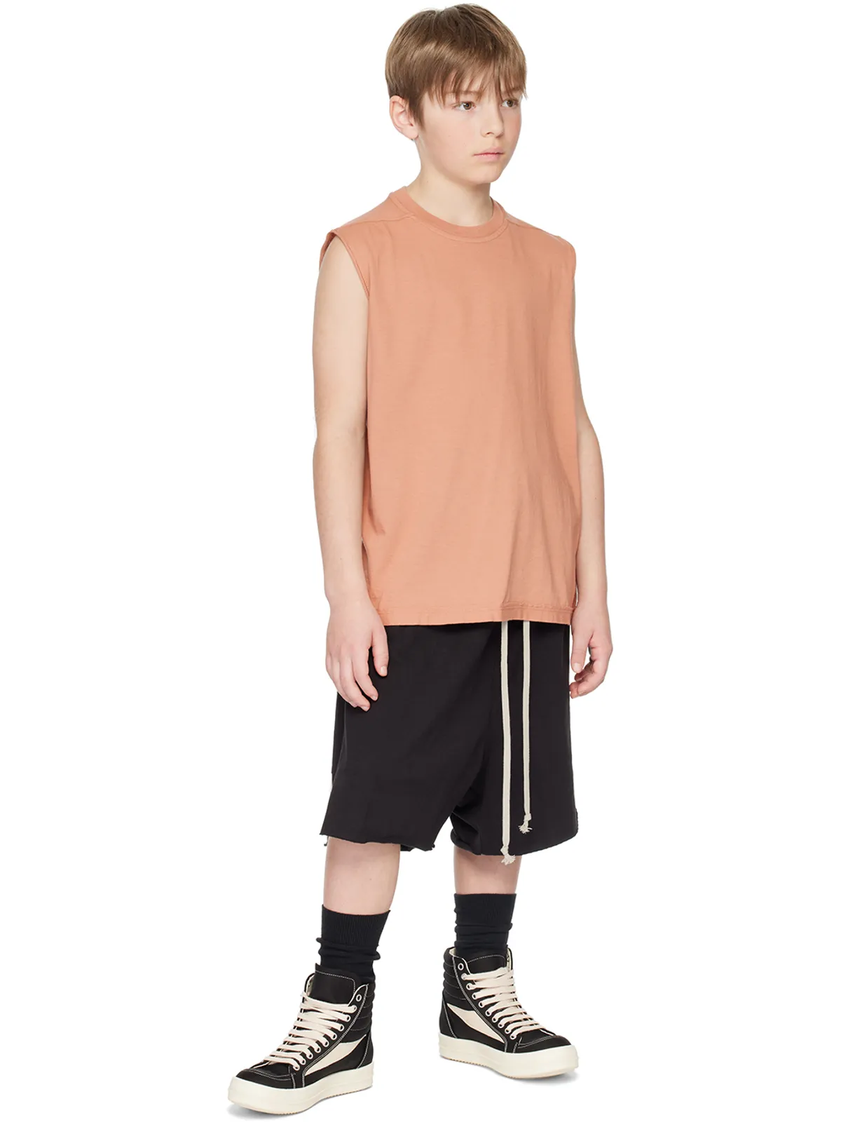 Rick Owens キッズ｜ Tarp タンクトップ - 画像4