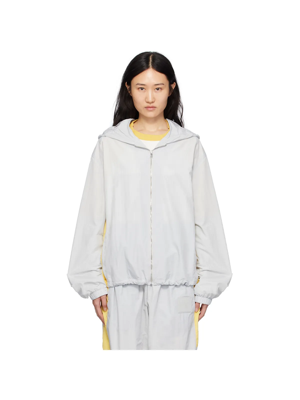 Lanvin Futureエディション グレー フーディ - 画像1