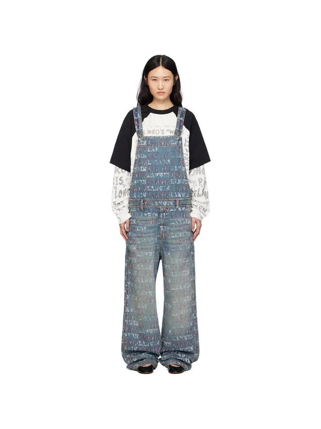 Lanvin Lanvin Futureエディション ブルー デニムオーバーオールの商品画像