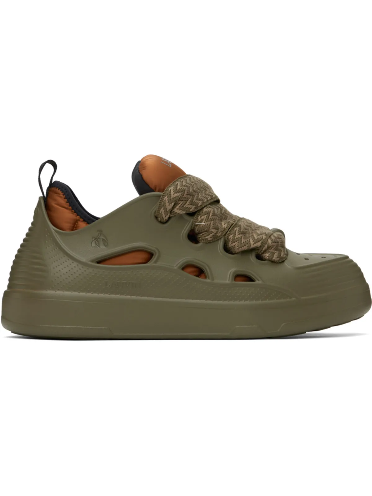 Lanvin ラバー カラーブロック Curb スニーカー - 画像1