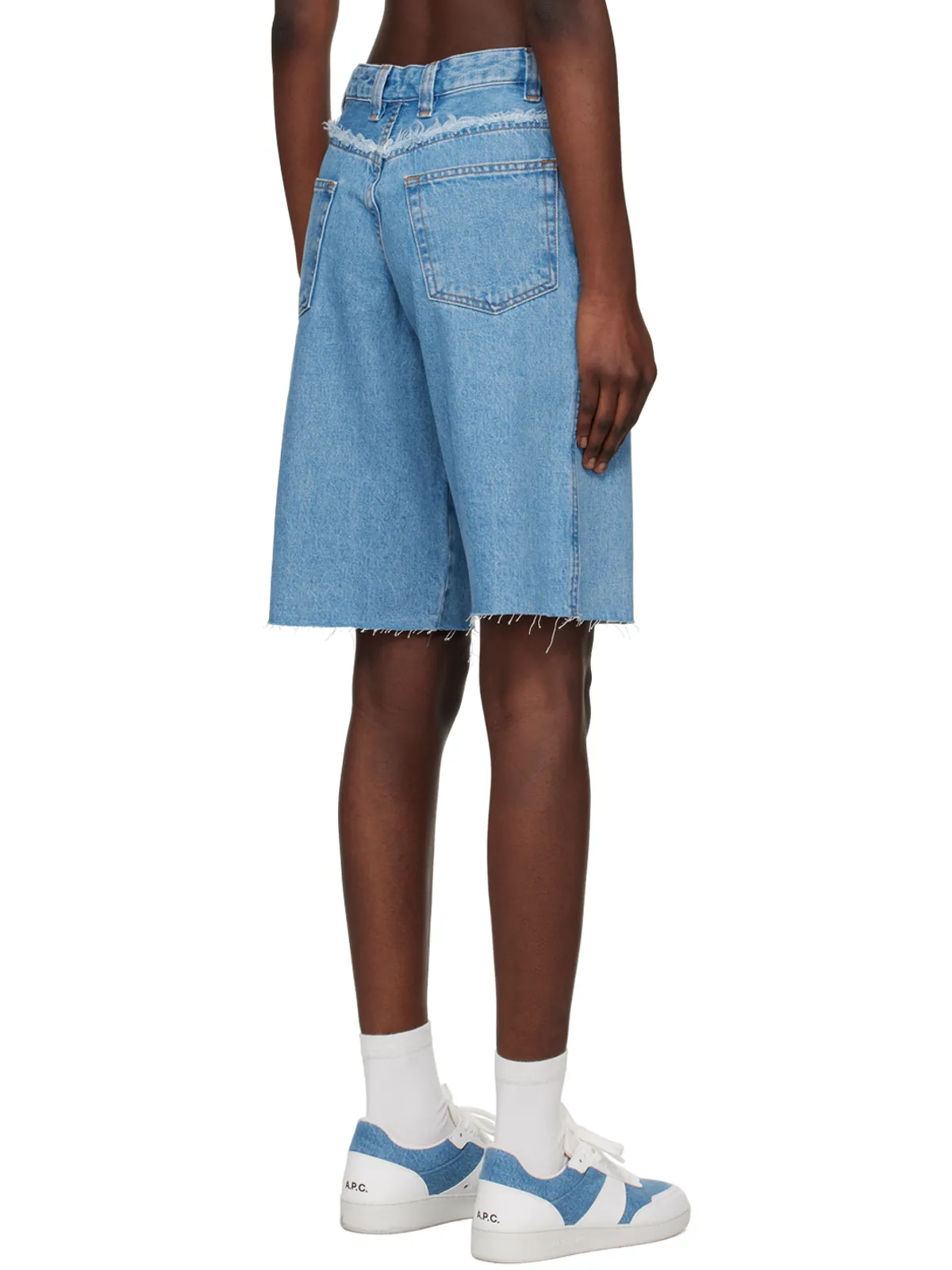 A.P.C. Beverly デニムショートパンツ - 画像3