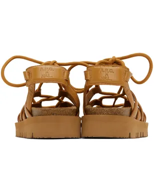 A.P.C. Natacha Ramsay-Leviエディション タン Iliade サンダル - サムネイル2