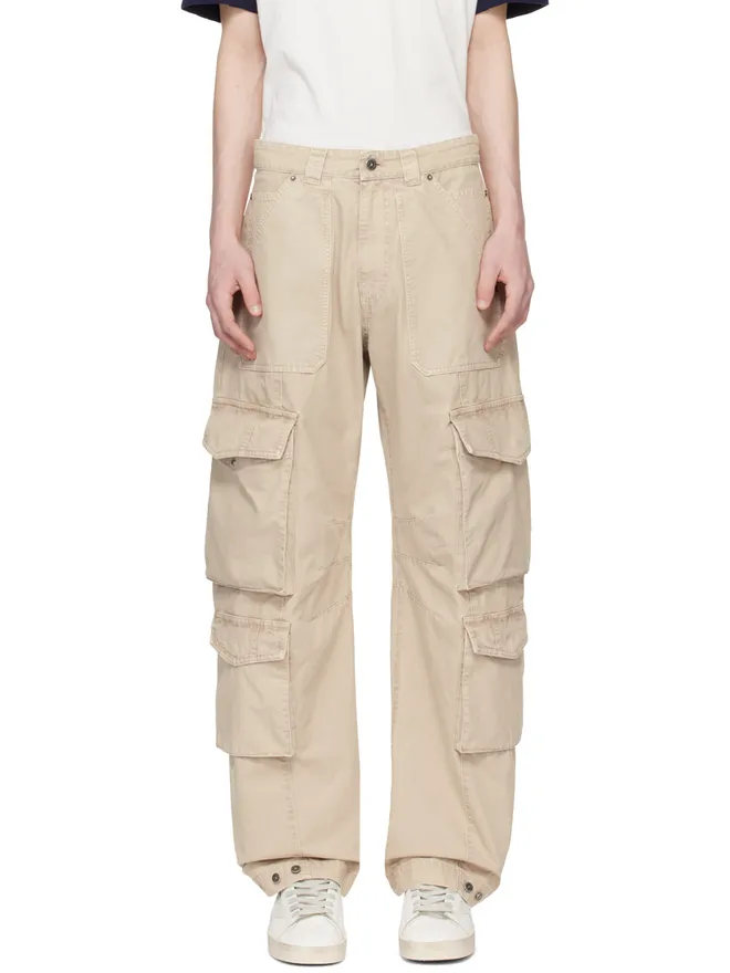 Golden Goose Golden Goose ベージュ ポケット カーゴパンツの商品画像