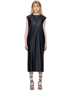 MM by Max Mara ラウンドネック ミディアムワンピース - サムネイル1