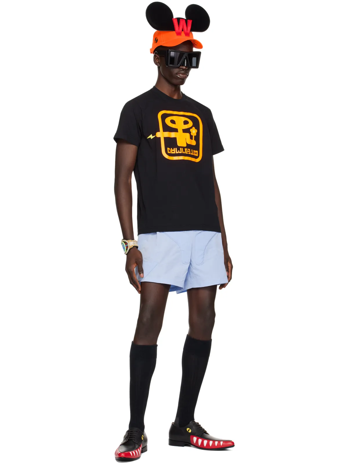 Walter Van Beirendonck Space ショートパンツ - 画像4