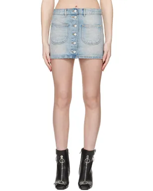 Courrèges Multiflex デニム ミニスカート - サムネイル1