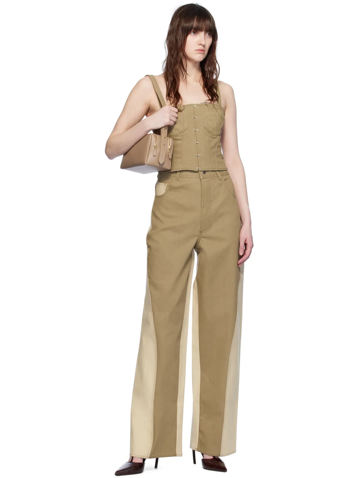 Elleme パネル デニム トップス - 画像4