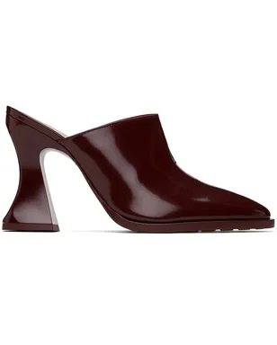 Bottega Veneta バーガンディ Cha-Cha ミュール - サムネイル1