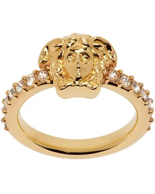 VERSACE ゴールド La Medusa リング - サムネイル1