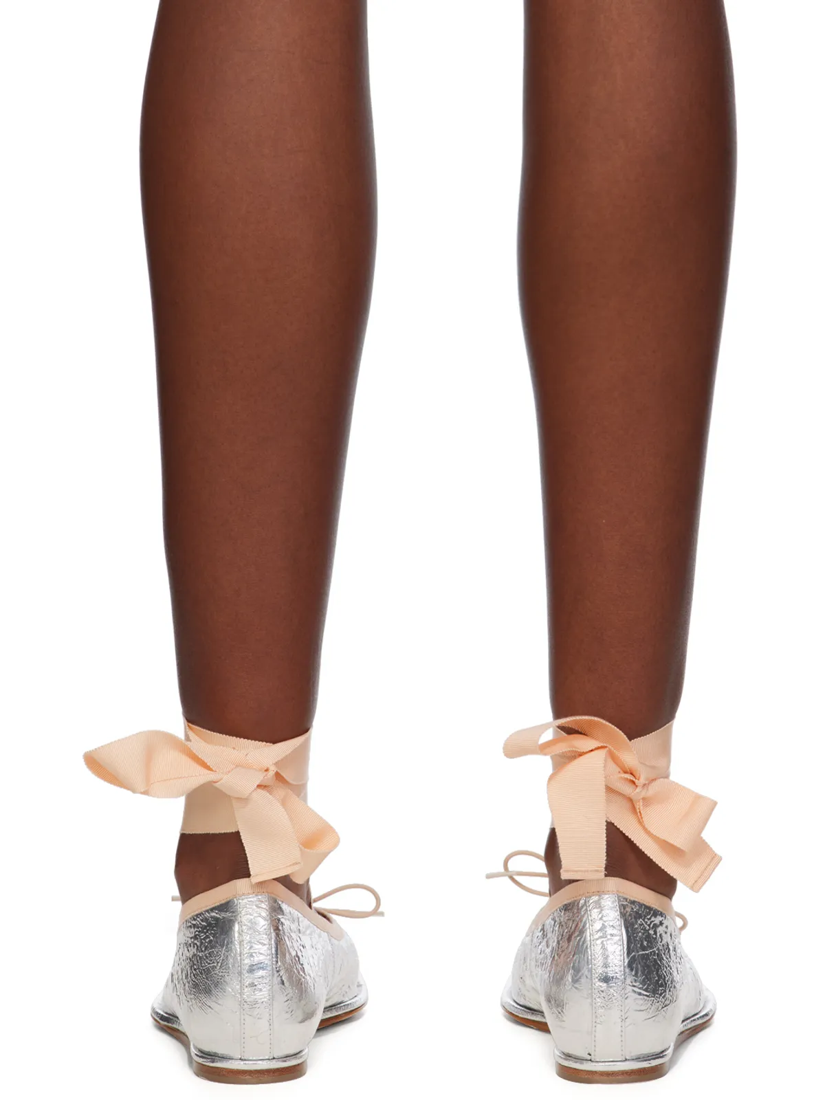 Simone Rocha ハートトゥ リボン ボウ バレエシューズ - 画像2