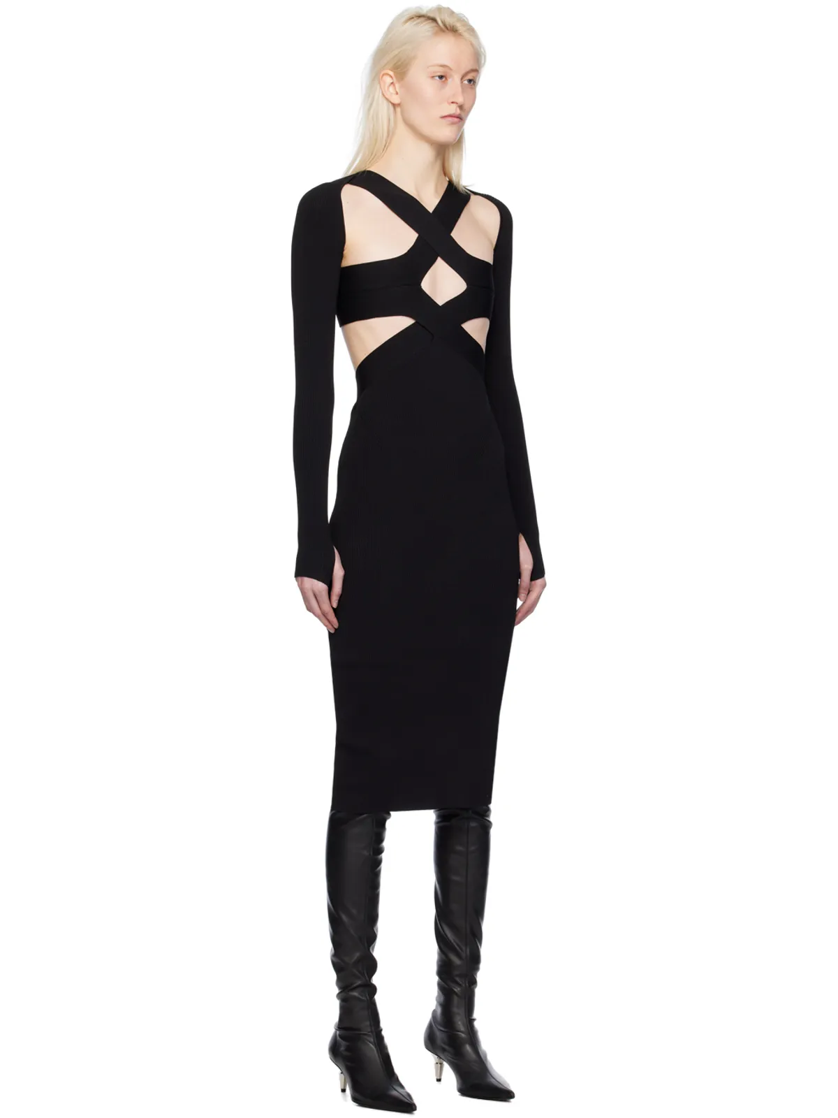 Dion Lee Harness Bra ミディアムドレス - 画像2