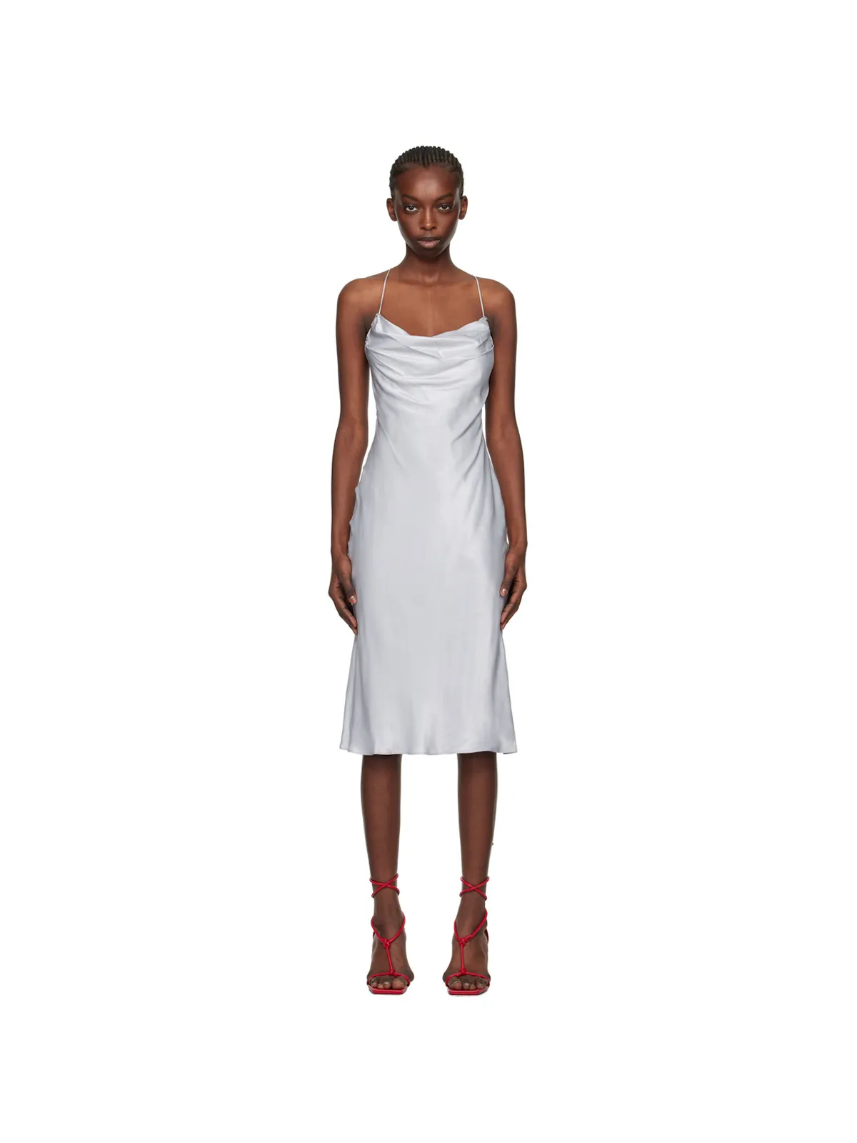 Dion Lee リベット カウルネック ミディアムドレス - 画像1