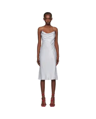 Dion Lee リベット カウルネック ミディアムドレス - サムネイル1
