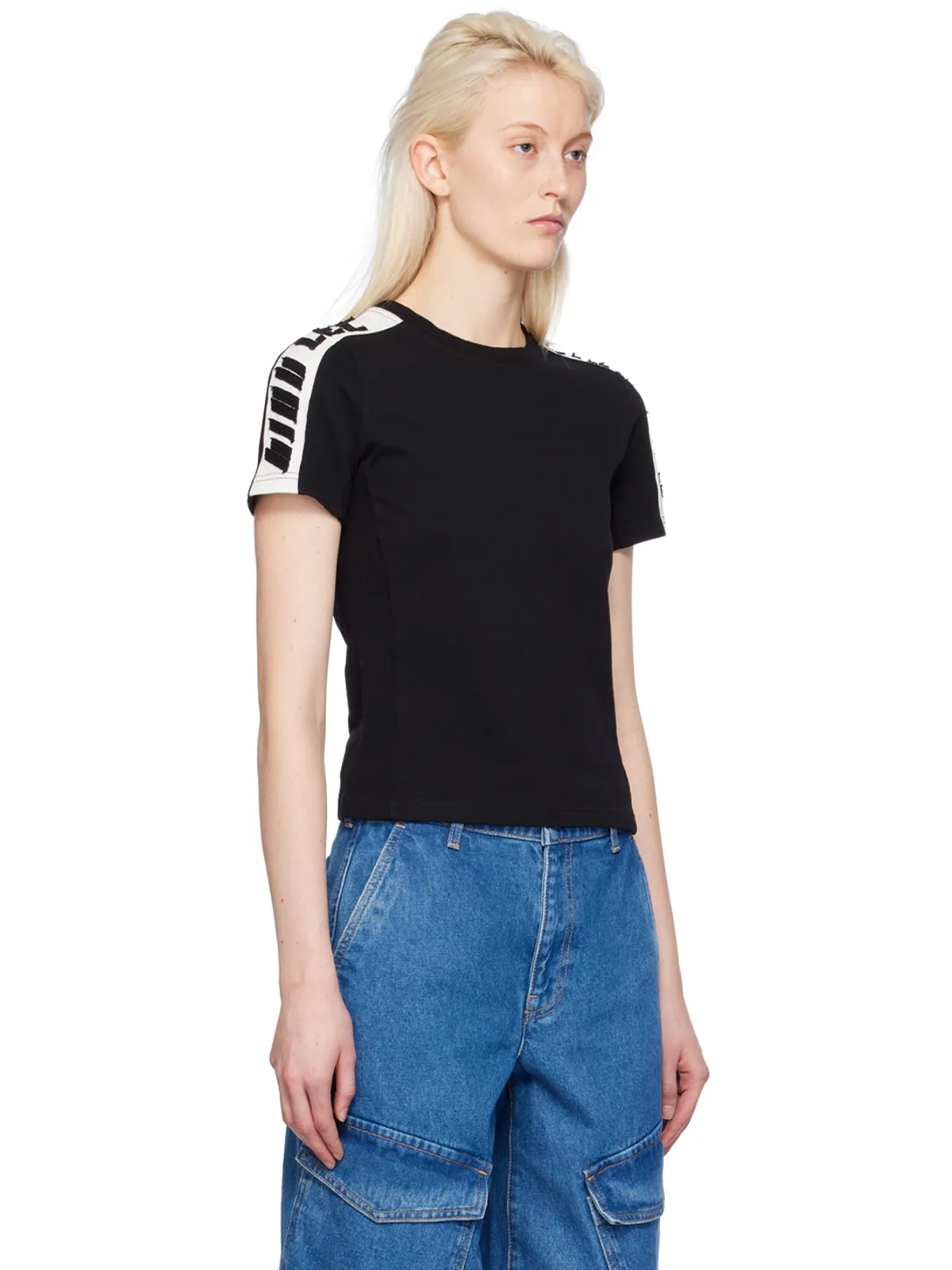 Dion Lee スリムフィットTシャツ - 画像2