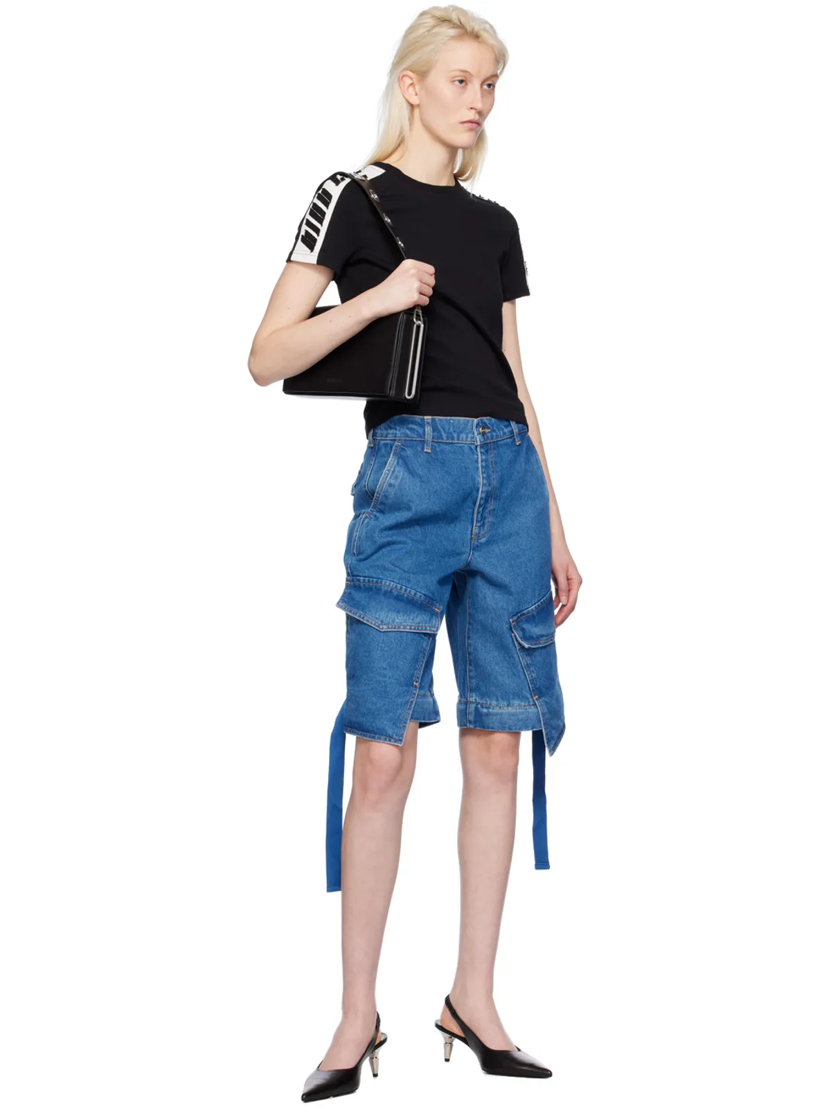 Dion Lee スリムフィットTシャツ - 画像4