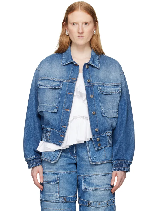 MSGM MSGM オーバーサイズ デニムジャケットの商品画像