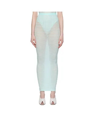 ALAÏA ボーダー チューブ ミディアムスカート - サムネイル1