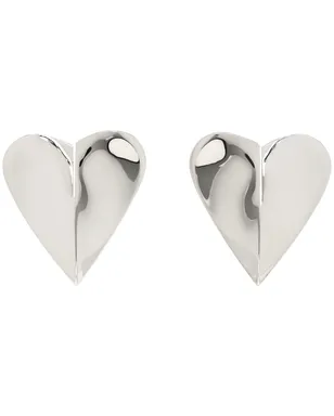 ALAÏA シルバー Le Cœur ピアス - サムネイル1