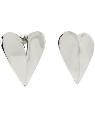 ALAÏA シルバー Le Cœur ピアス - サムネイル2