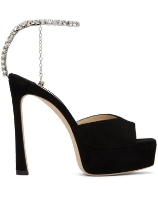 Jimmy Choo Saeda 125 プラットフォーム ヒールサンダル - サムネイル1